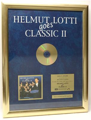 Goldene CD Helmut Lotti - Vintage radios and rare vinyl recordings