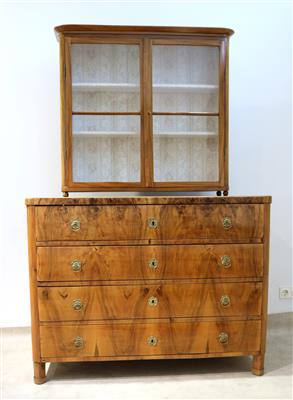 Biedermeier Aufsatzkommode, - Kunst, Antiquitäten und Möbel