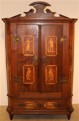 Provinzieller Schrank, - Christmas auction - Art and Antiques