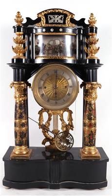 Biedermeier Kommodenuhr - Arte e antiquariato