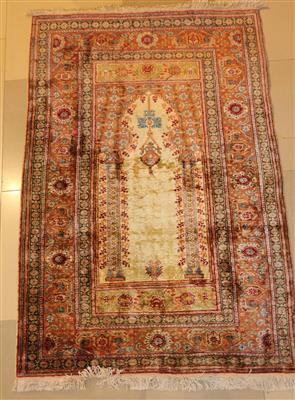 Kayseri-Seide ca. 135 x 87 cm, - Antiques and art