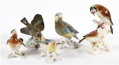 5 Vögel - Kunst, Antiquitäten und Möbel