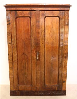 Biedermeier Garderobeschrank 1. Hälfte 19. JH, - Arte e antiquariato