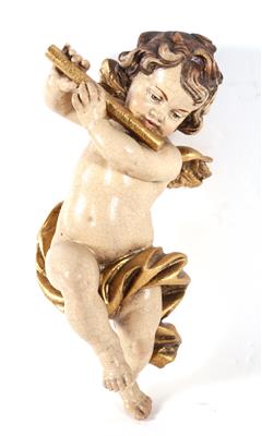 Putto mit Flöte - Kunst, Antiquitäten und Möbel