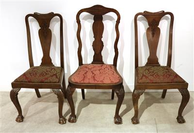 3 Sessel, - Antiques and art