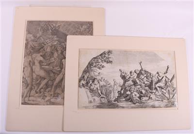2 Kupferstiche - Druckgrafiken und Zeichnungen