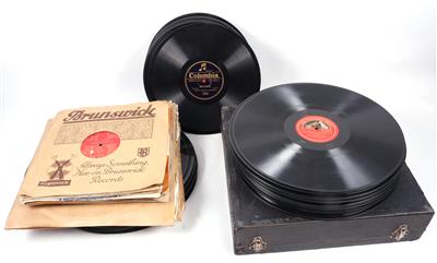 108 Schellacks - Historic entertainment technology and vinyls