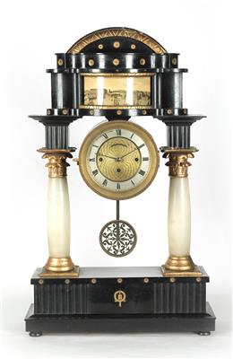 Biedermeier Kommodenuhr - Umění a starožitnosti