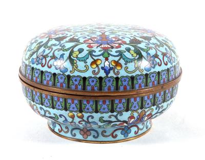 Cloisonné Deckeldose - Arte e antiquariato