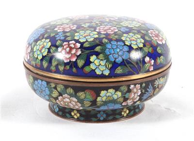 Cloisonné Deckeldose - Kunst, Antiquitäten und Möbel