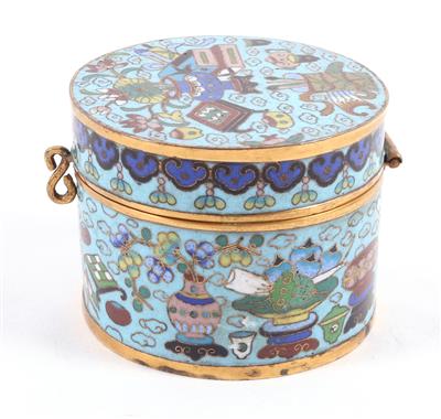 Cloisonné-Deckeldose - Antiques, art and furniture