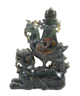 Asiatische Deckelvase - Antiques and art