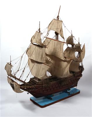 Schiffsmodel eines Viermasters, - Kunst, Antiquitäten und Möbel