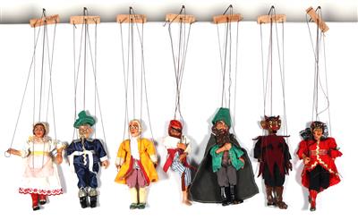 21 Marionetten - Umění a starožitnosti