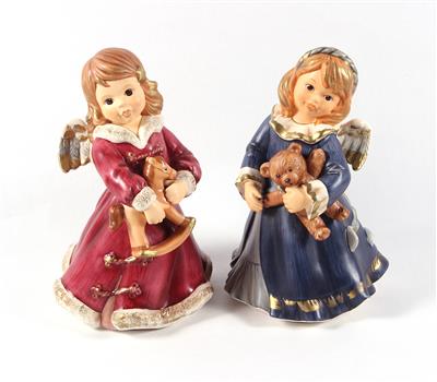 2 Engel mit Spielzeug - Antiques and art