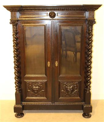 Historismus Schrank, - Antiques and art