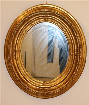 Ovaler Salonspiegel, - Kunst, Antiquitäten und Möbel