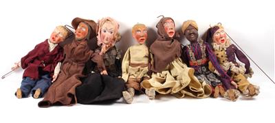 7 Marionetten - Kunst, Antiquitäten und Möbel