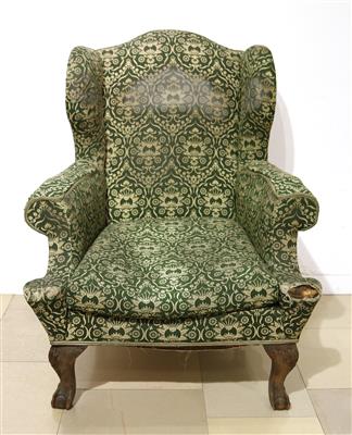 Ohrenbackenfauteuil, - Antiques and art