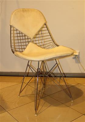 Stuhl "wire-mesh side chair" Modell DKR, - Design