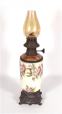 Historismus Petroleumlampe - Antiques and art