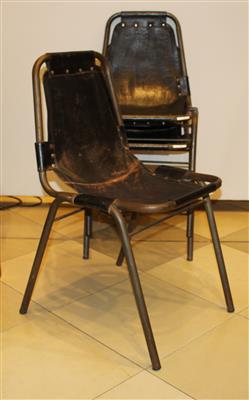 Satz von sechs Stühle im Stile von Charlotte Perriand, - Design a Nábytek