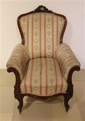 Fauteuil, - Antiques and art