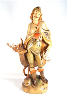 Heiliger Hubertus mit Hirsch - Arte e antiquariato