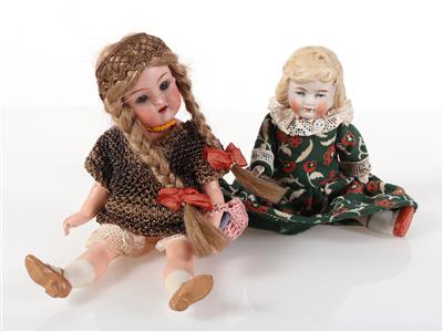 2 zierliche Puppen - Antiques and art