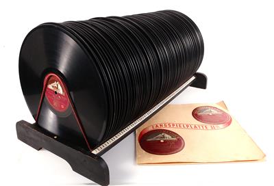 75 Schellacks, - Historic entertainment technology and vinyls