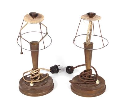 Zwei Tischlampen, - Umění a starožitnosti