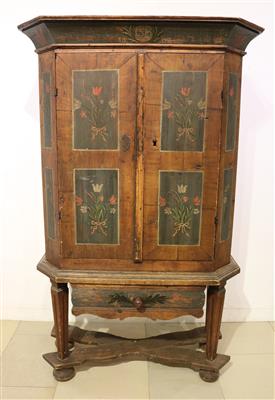 Ungewöhnlicher, bäuerlicher Aufsatzschrank - Antiques and art