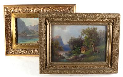 2 Künstler spätes 19. Jh. - Antiques and art