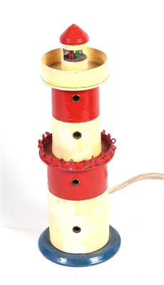 Leuchtturm mit Trafo. Reduzierte Konstruktion in Form eines Leuchtturms mit Trafo, - Umění a starožitnosti