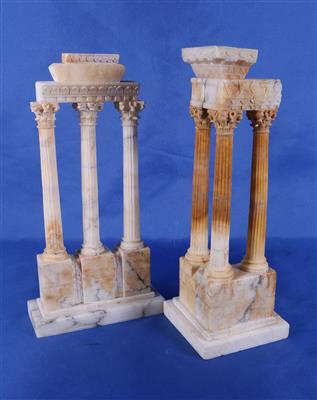 2 versch. architektonische Säulenmodelle - Umění a starožitnosti