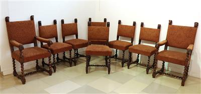 Satz von 6 Sesseln und 2 Armsesseln - Kunst, Antiquitäten, Möbel und Technik