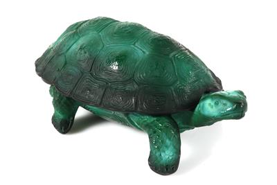 Deckeldose in Form einer Schildkröte - Umění a starožitnosti