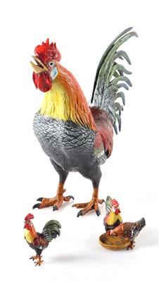 Konvolut von Tierfiguren "Hühnervögel" - Kunst, Antiquitäten, Möbel und Technik