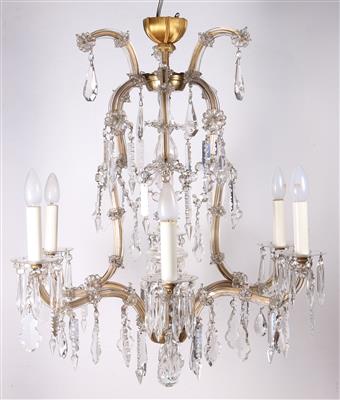 Glasluster in Kronenform - Antiques and art