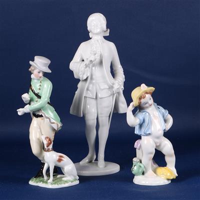 Konvolut aus 3 Figuren - Antiques and art