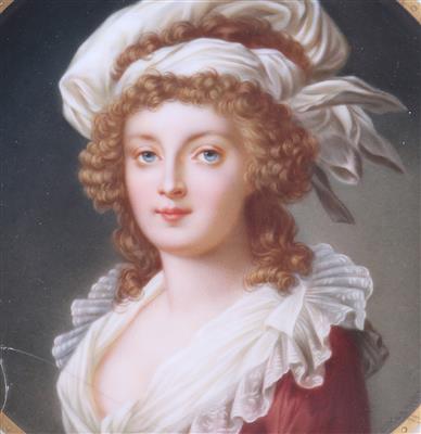 Portaitteller " Maria Antoinette (1717 - 1780)" - Umění a starožitnosti