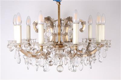 Glasluster in Kronenform - Antiques and art