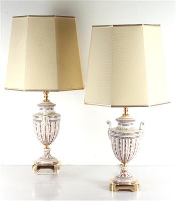 Paar dekorative Tischlampen - Kunst, Antiquitäten, Möbel und Technik