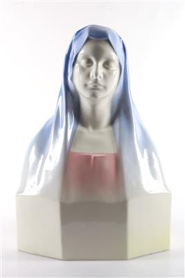 Büste einer Frau mit Kopftuch(Maria ?) - Kunst, Antiquitäten, Möbel und Technik