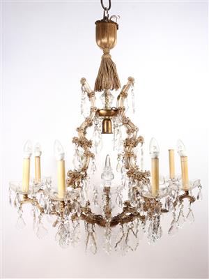 Glasluster in Kronenform - Antiques and art