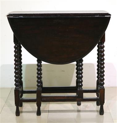 Englischer Vergrößerungstisch, sogen, "Gate leg table" - Antiques and art