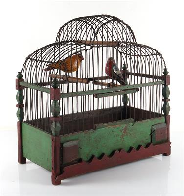 Kleiner provinzieller Vogelkäfig - Kunst, Antiquitäten, Möbel und Technik