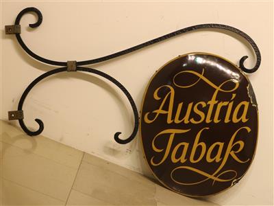 Werbeschild "Austria Tabak" - Umění a starožitnosti