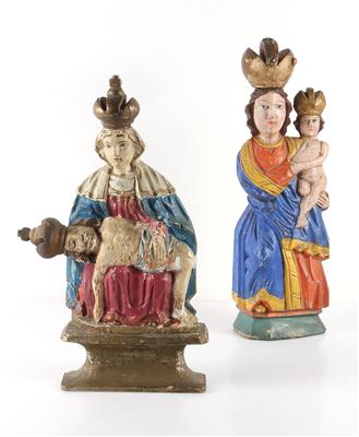 1 Gnadenmadonna, 1 Gnadenpieta - Arte e antiquariato