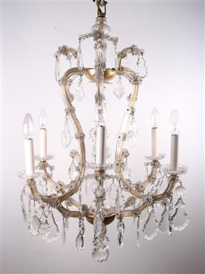 Glasluster in Kronenform - Antiques and art